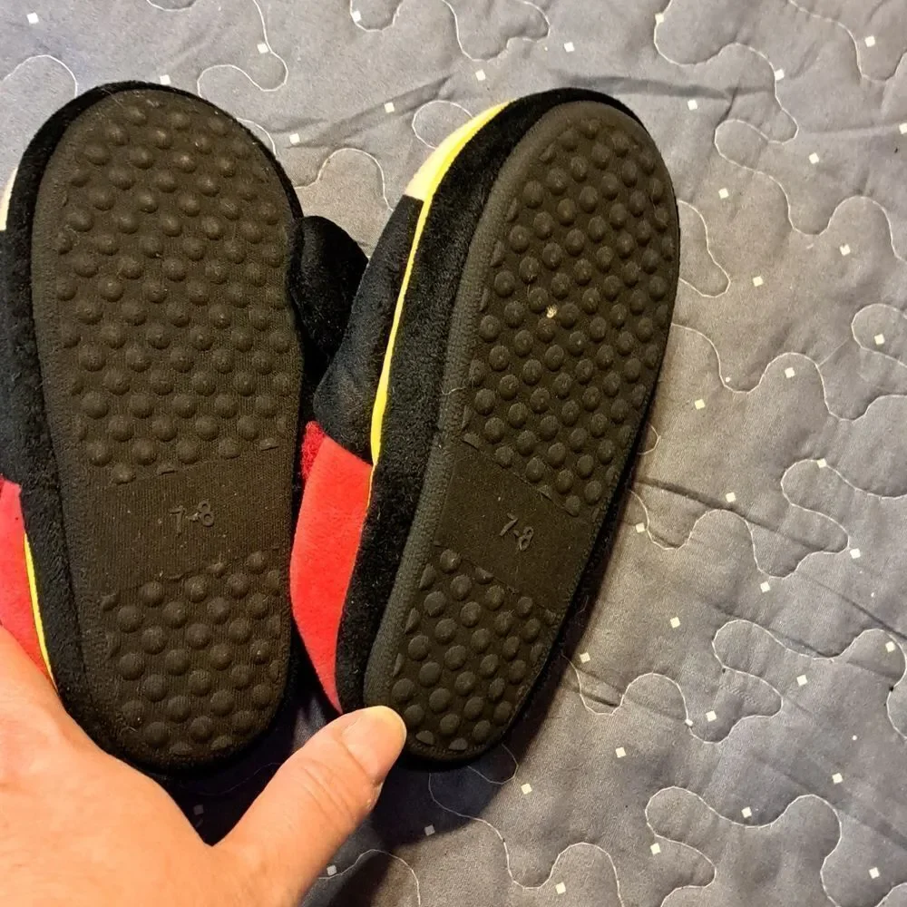 Mickey Mouse slippers size 7-8